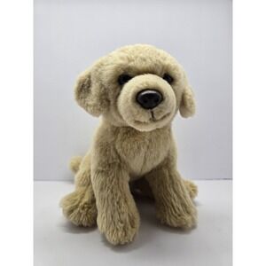 Toys R Us Plush Labrador Puppy Dog Stuffed Animal 12" Tan 2015 Animal Alley Tag